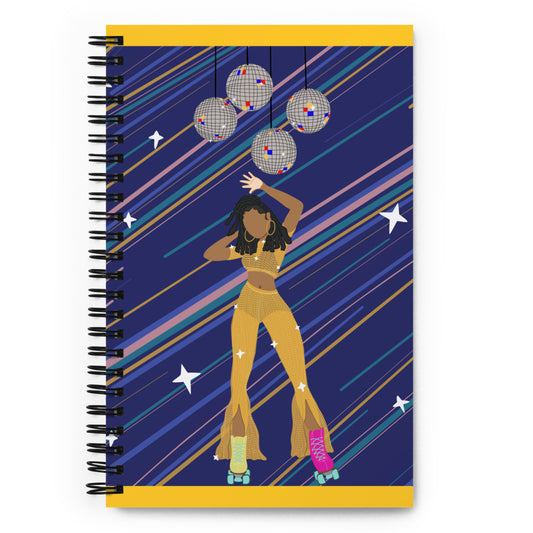 Roller Disco Star Notebook - Savagezilla Shop
